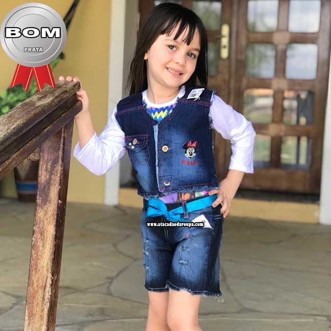 Short Jeans Infantil Cinto Personalizado Short Jeans Infantil Cinto Personalizado