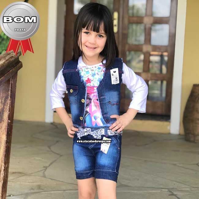 Short Jeans Infantil Cinto Personalizado Short Jeans Infantil Cinto Personalizado