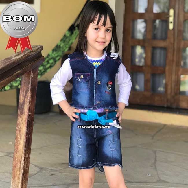 Short Jeans Infantil Cinto Personalizado Short Jeans Infantil Cinto Personalizado