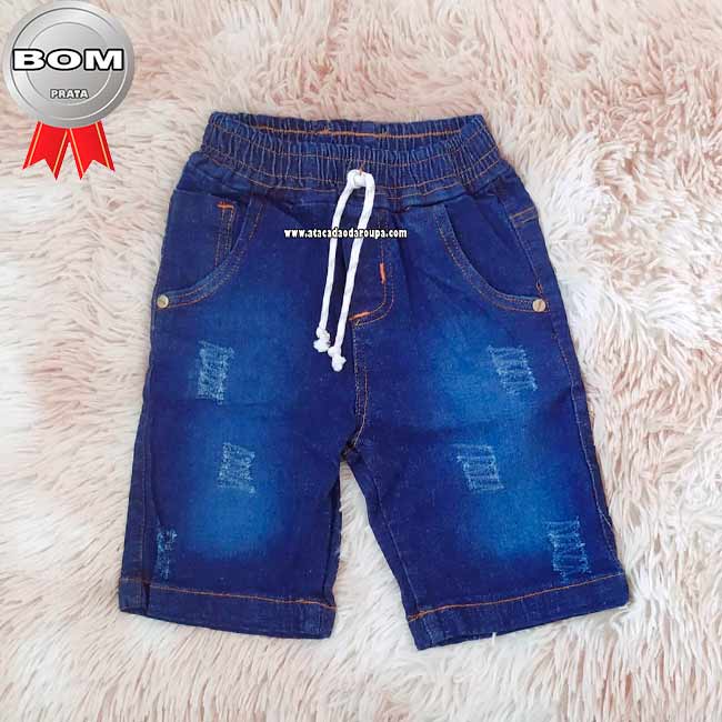 Short Jeans Infantil Masculino Cordão Short Jeans Infantil Masculino Cordão