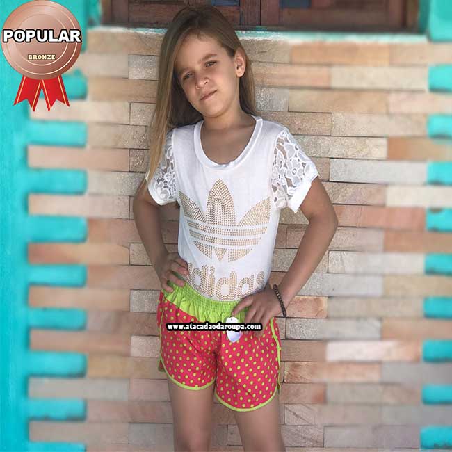 Short Surf Infantil Feminino
