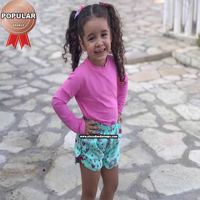 Short Infantil Tactel Short Infantil Tactel