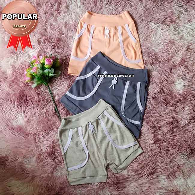 Shortinho Infantil Ribana Shortinho Infantil Ribana