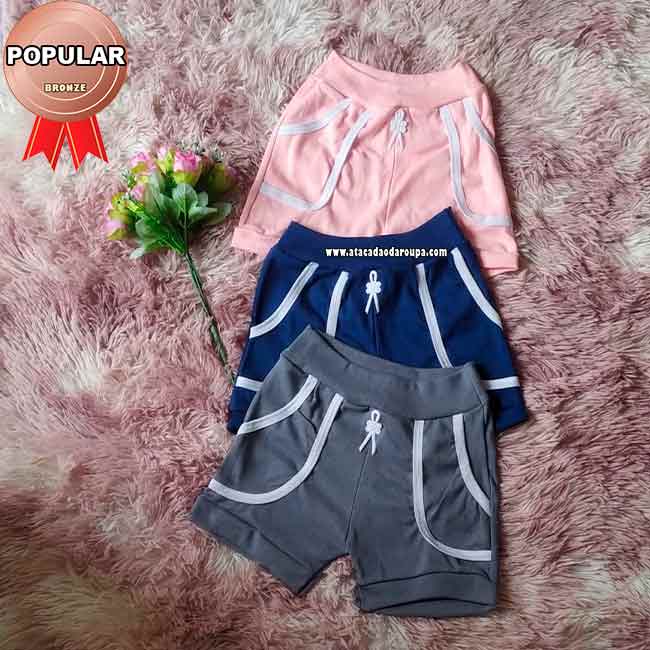 Shortinho Infantil Ribana Shortinho Infantil Ribana
