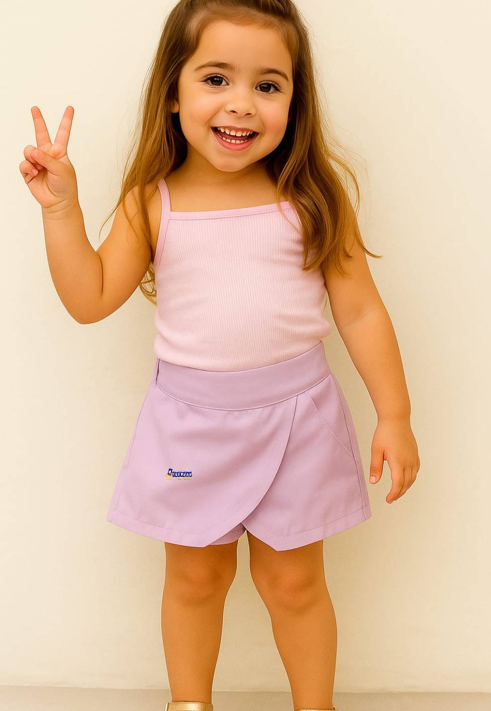 Shorts Infantil Tactel Menina