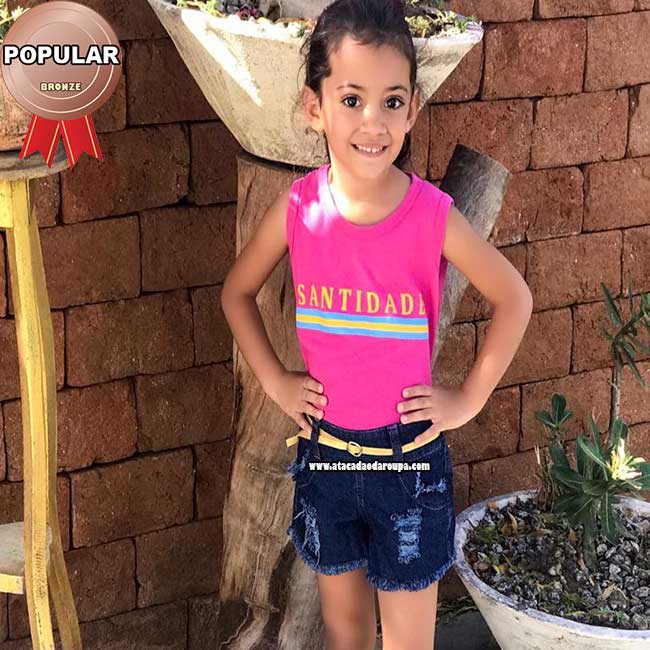Shorts Jeans Infantil 2 a 4 Anos Shorts Jeans Infantil 2 a 4 Anos