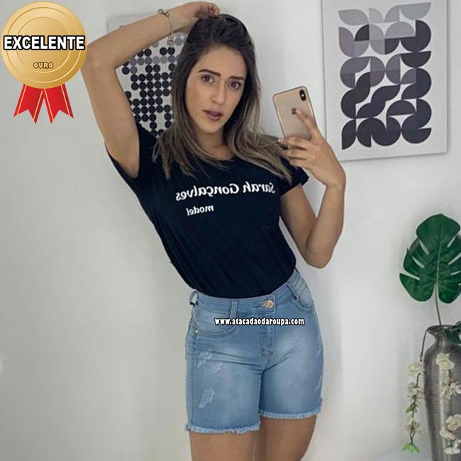 Short Jeans Meia Coxa