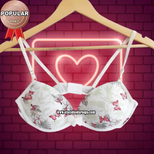 Sutiã Estampado e Liso Sutiã Estampado e Liso