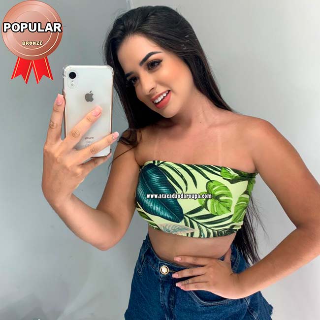 Tops Faixa Lisos e Estampados M Tops Faixa Lisos e Estampados M