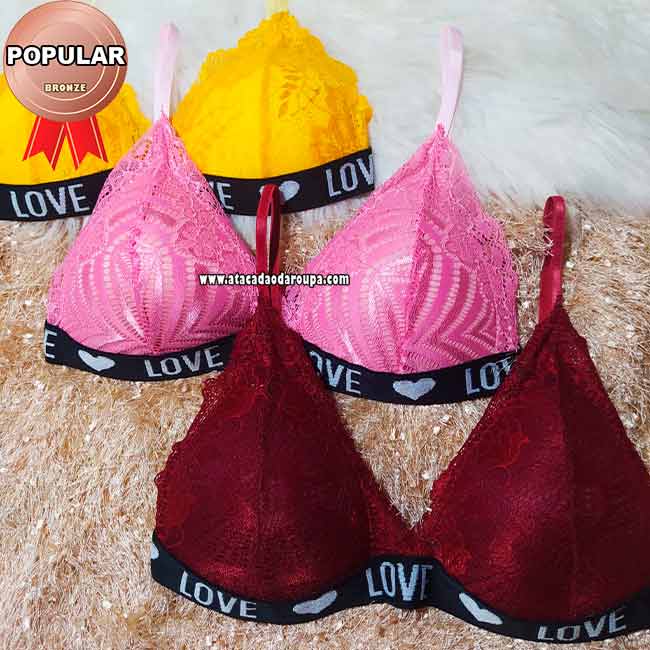 Tops com Bojo Love M Tops com Bojo Love M