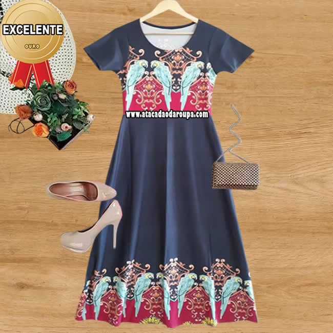Vestido Longo Suplex G Vestido Longo Suplex G