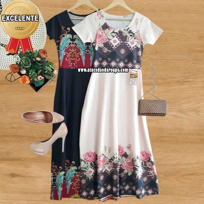 Vestido Longo Suplex G Vestido Longo Suplex G