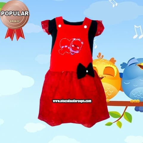 Vestidos Infantil de Renda M 1 a 2 Anos Vestidos Infantil de Renda M 1 a 2 Anos
