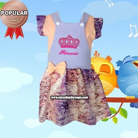 Vestidos Infantil de Renda M 1 a 2 Anos Vestidos Infantil de Renda M 1 a 2 Anos