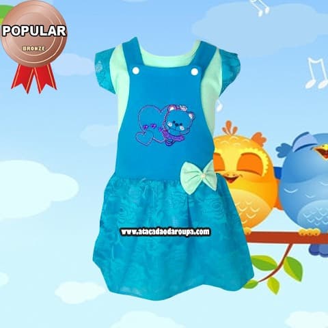 Vestidos Infantil de Renda M 1 a 2 Anos Vestidos Infantil de Renda M 1 a 2 Anos