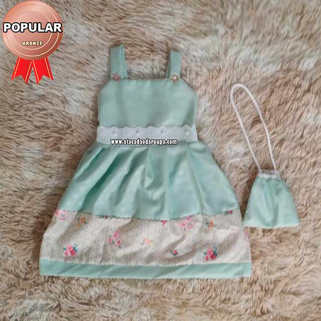 Vestidos Algodão Infantil 1 a 2 Anos Vestidos Algodão Infantil 1 a 2 Anos