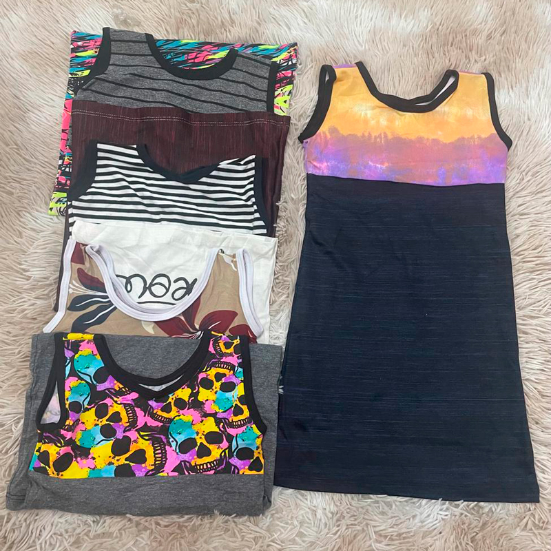 Vestido Infantil Duas Cores Misto Vestido Infantil Duas Cores Misto