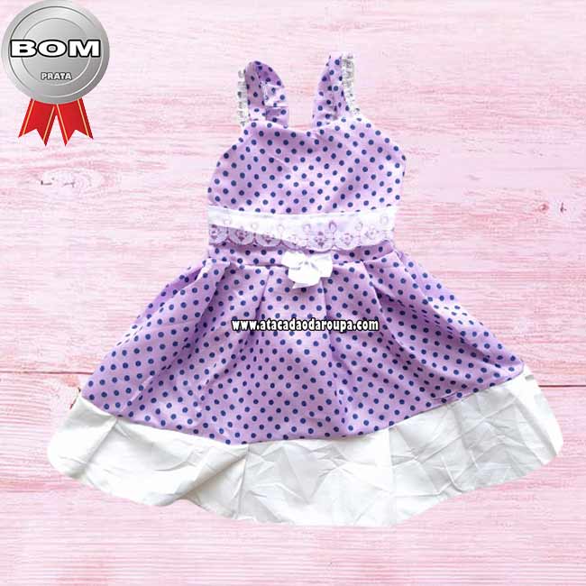 Vestido Infantil Textoleen 1 a 2 Anos Vestido Infantil Textoleen 1 a 2 Anos