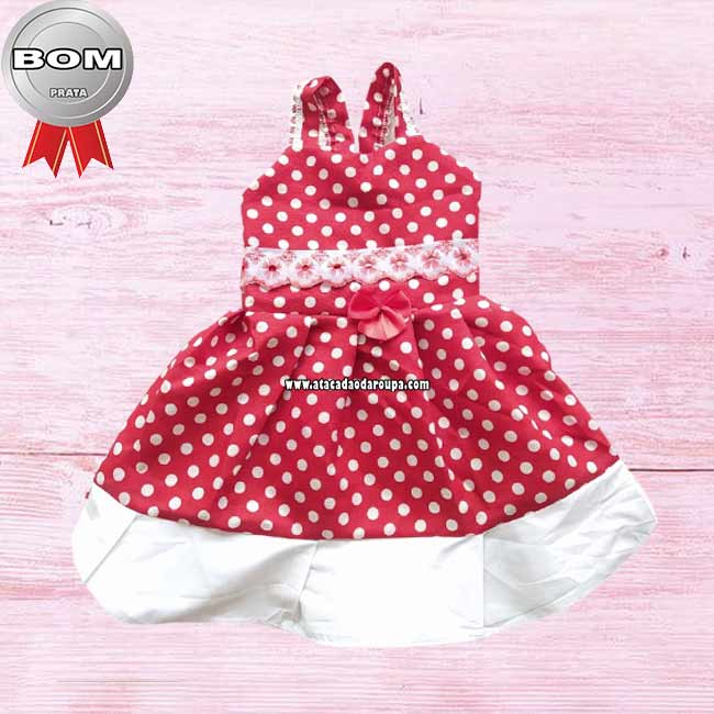 Vestido Infantil Textoleen 1 a 2 Anos Vestido Infantil Textoleen 1 a 2 Anos
