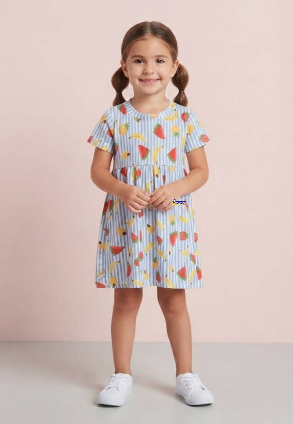 Vestido Infantil Estampado Eliza Vestido Infantil Estampado Eliza