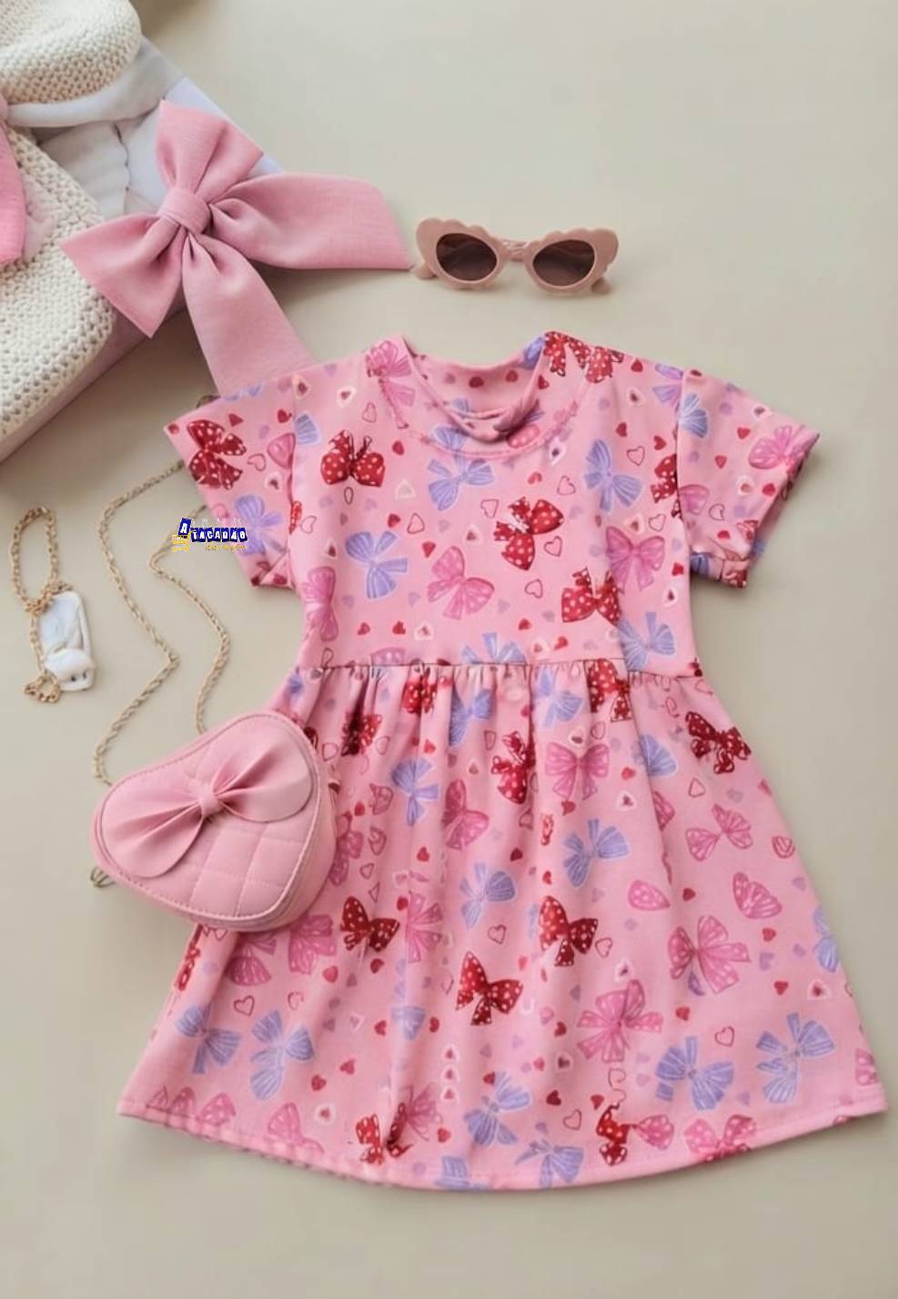 Vestido Infantil Estampado Eliza