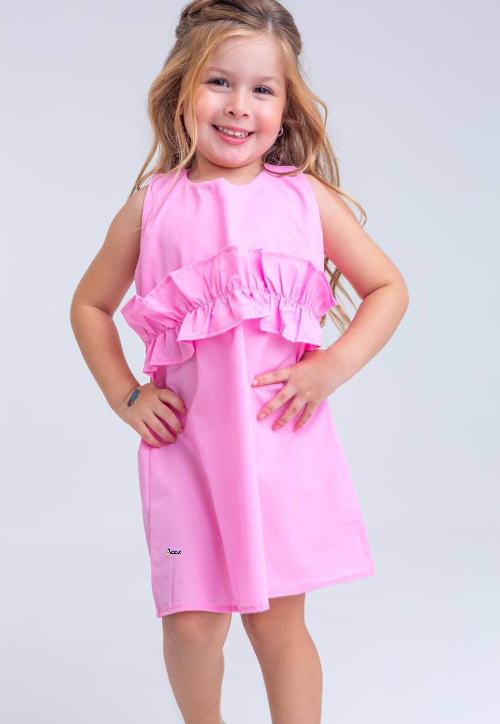 Vestido Infantil Regata Franzido Vestido Infantil Regata Franzido