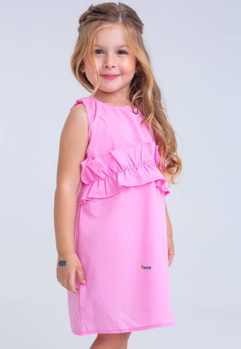 Vestido Infantil Regata Franzido Vestido Infantil Regata Franzido