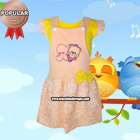 Vestidos Infantil de Renda M 1 a 2 Anos Vestidos Infantil de Renda M 1 a 2 Anos