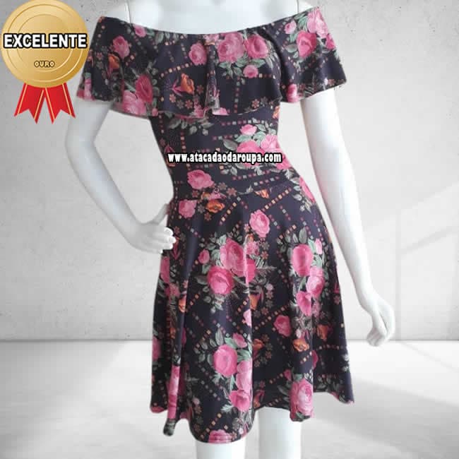 Vestidos Suplex Sortidos M Vestidos Suplex Sortidos M