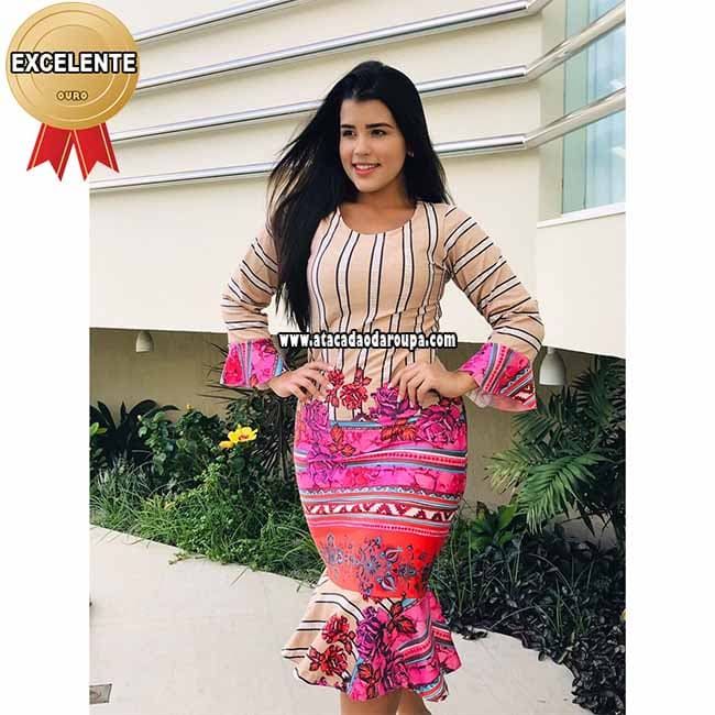 Vestido Midi Manga Longa M/G Vestido Midi Manga Longa M/G
