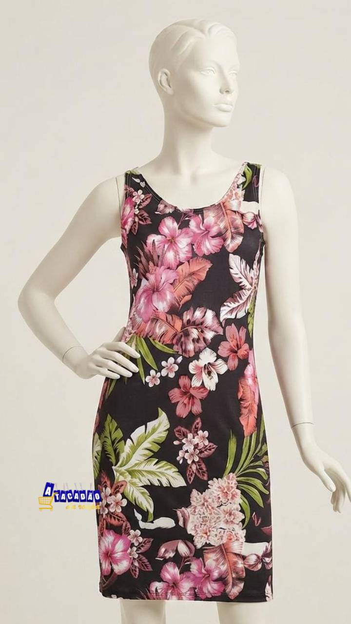 Vestido em Liganete Vestido em Liganete