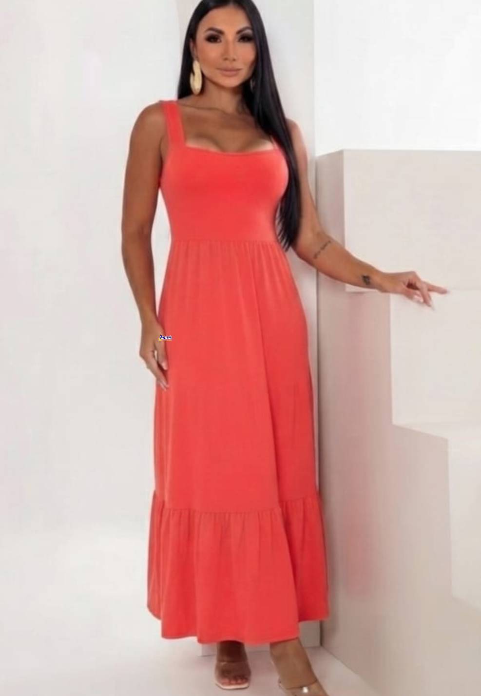 Vestido Longo Alça Analu