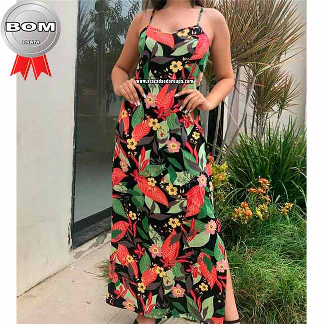 Vestido Longo de Malha Leila Vestido Longo de Malha Leila
