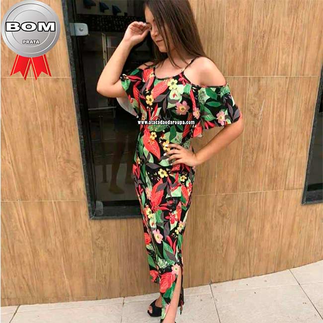 Vestido Longo de Malha Leila Vestido Longo de Malha Leila