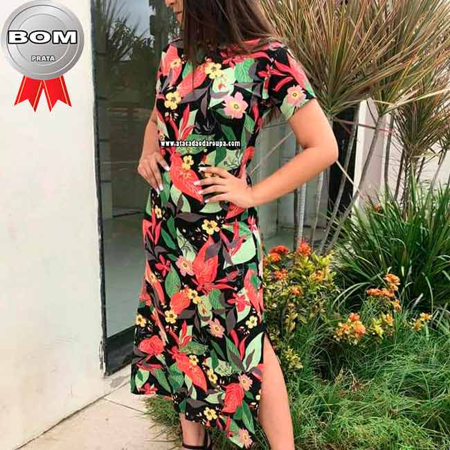 Vestido Longo de Malha Leila Vestido Longo de Malha Leila