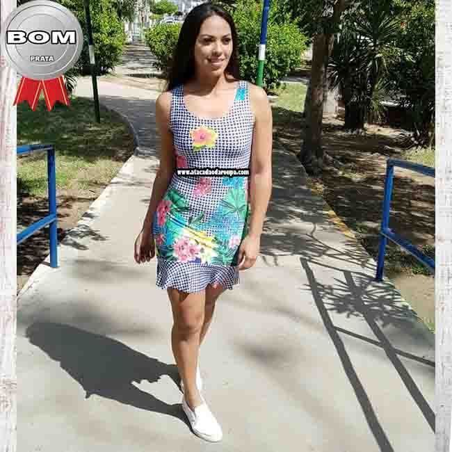 Vestidos Curto Suplex