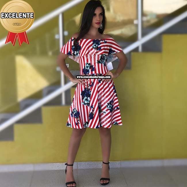 Vestidos Suplex Sortidos M Vestidos Suplex Sortidos M